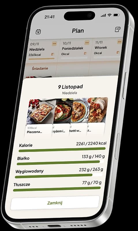Mieć pełną kontrolę nad kaloriami i makro