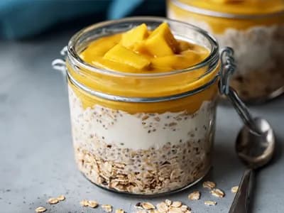 Owsianka z mango - Luncher Policzona Szama