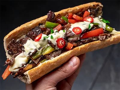 Philly cheesesteak - Luncher Policzona Szama
