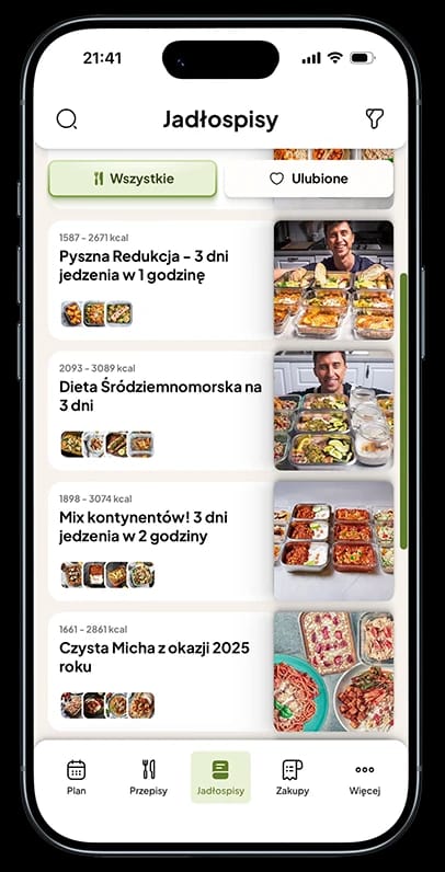 Gotowe przepisy i jadłospisy